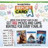 Free Movie or Game Rentals for Students K - College