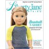 Free Baseball T-Shirt Doll Clothes Pattern