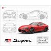 Free 2020 GR Supra Blueprint Poster