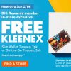 Free Kleenex Tissues at Big Lots