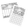 Free Print-at-Home Coloring Calendar from Freeosk