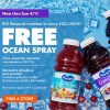 Free Ocean Spray Beverage at Big Lots