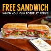 Free Sandwich at Potbelly