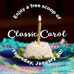 Free Scoop of Classic Carol at Chicken Salad Chick