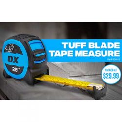 Free Ox Tuff Blade Tape Measure