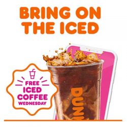 Free Iced Coffee at Dunkin Donuts (Select States)