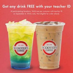 Free Drink at Scooter’s Coffee for Teachers